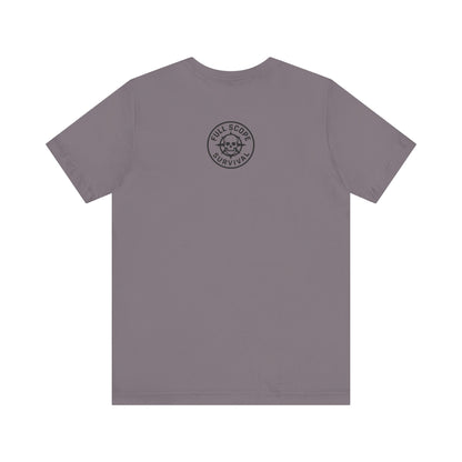 Soft Cotton Short Sleeve Tee with Ribbed Knit Collar - Full Scope Survival 