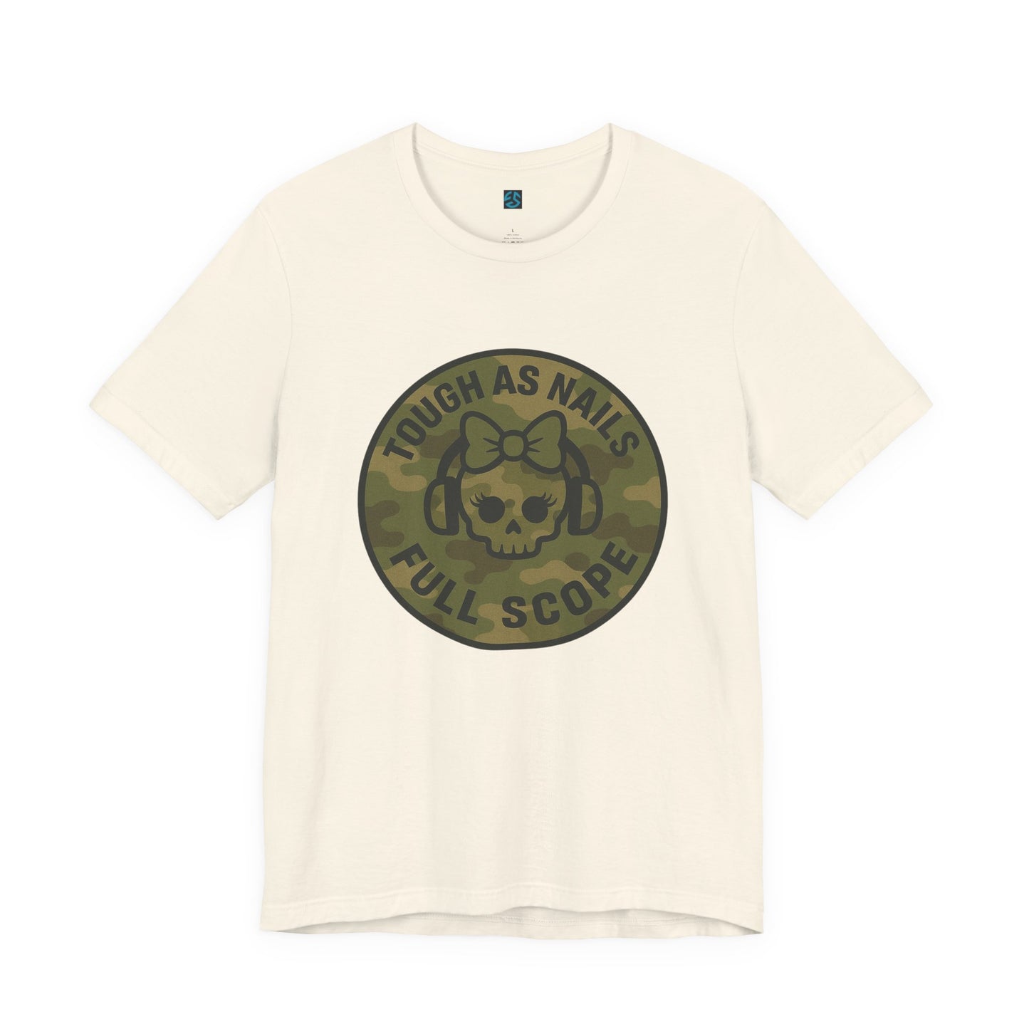 Women's Tough as Nails Tee, Motivational Shirt, Gift for Friends, Casual Wear, Funny Military Tee,