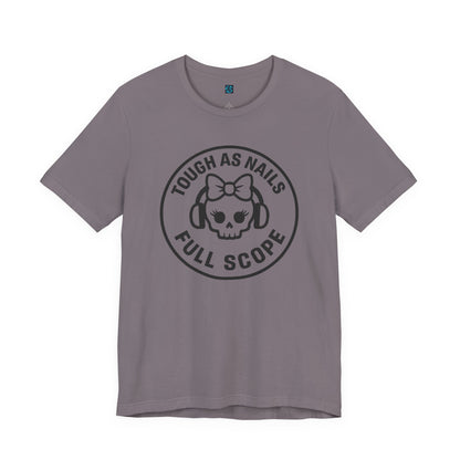 Women's Tough as Nails Tee - Perfect for Halloween, Everyday Casual Wear, Gifts for Outdoor Enthusiasts, Survival Lovers, and Skater Style