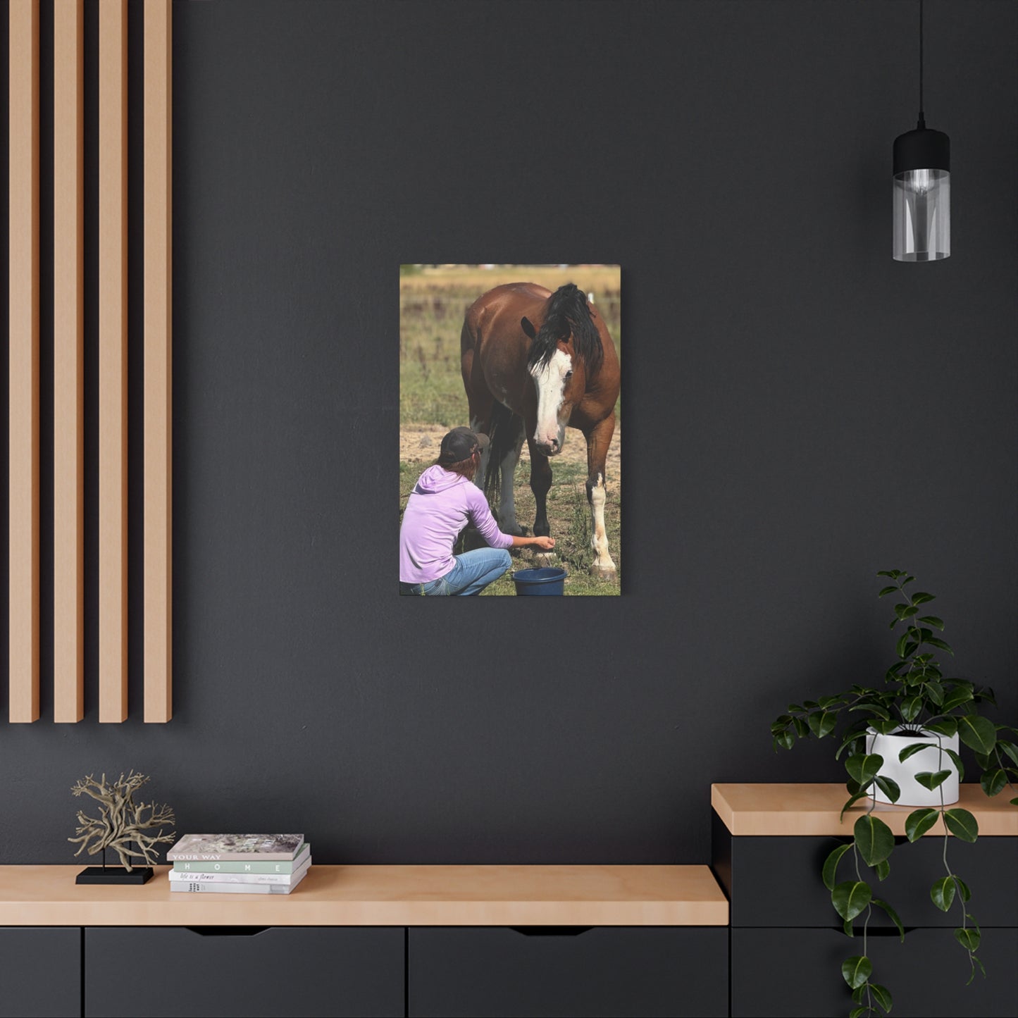 Equestrian Canvas Print, Horse Art, Farm Decor, Animal Lover Gift, Wall Art, Gift for Horse Owners - Full Scope Survival 