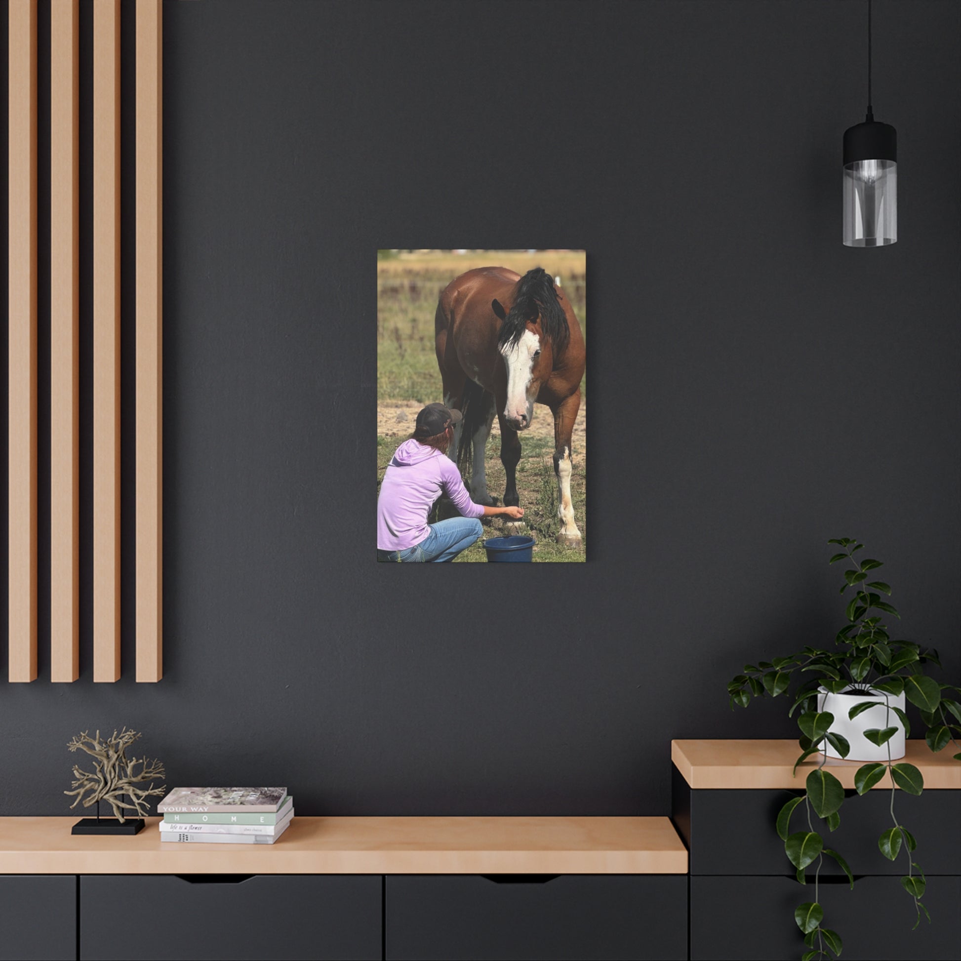 Equestrian Canvas Print, Horse Art, Farm Decor, Animal Lover Gift, Wall Art, Gift for Horse Owners - Full Scope Survival 