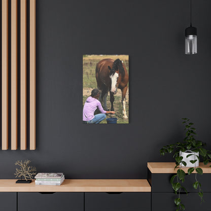 Equestrian Canvas Print, Horse Art, Farm Decor, Animal Lover Gift, Wall Art, Gift for Horse Owners - Full Scope Survival 
