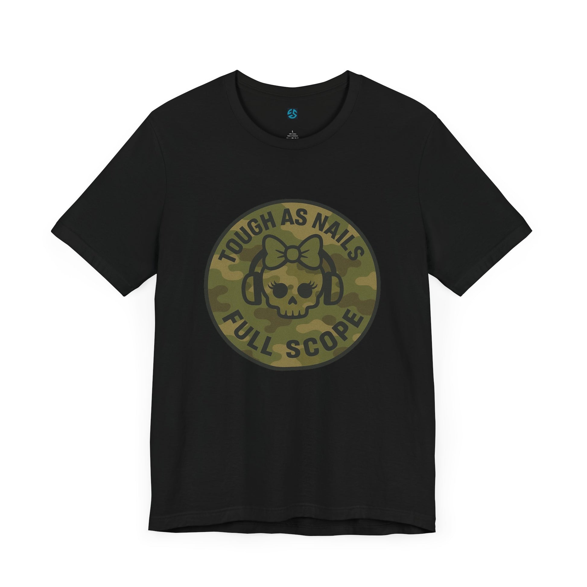 Tough as Nails Tee, Motivational Shirt, Gift for Friends, Casual Wear, Funny Military Tee, Unisex Graphic Tee - Full Scope Survival 