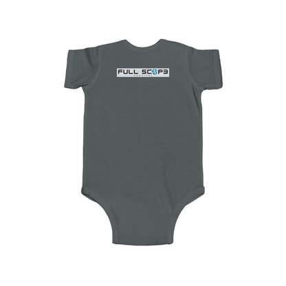 Baby Bodysuit Organic Cotton Soft Ribbed Knit Binding Snaps at Closure - Full Scope Survival 