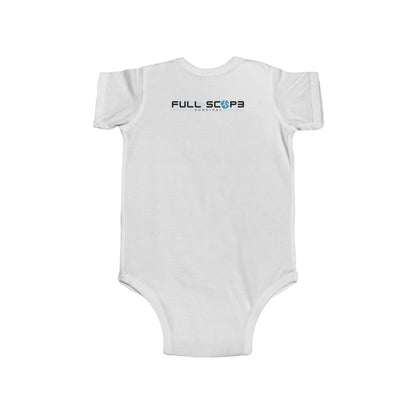Baby Bodysuit Organic Cotton Soft Ribbed Knit Binding Snaps at Closure - Full Scope Survival 