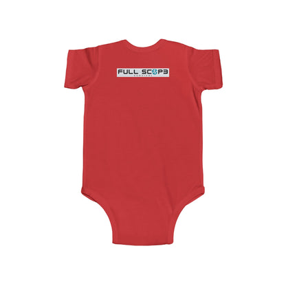 Baby Bodysuit Organic Cotton Soft Ribbed Knit Binding Snaps at Closure - Full Scope Survival 