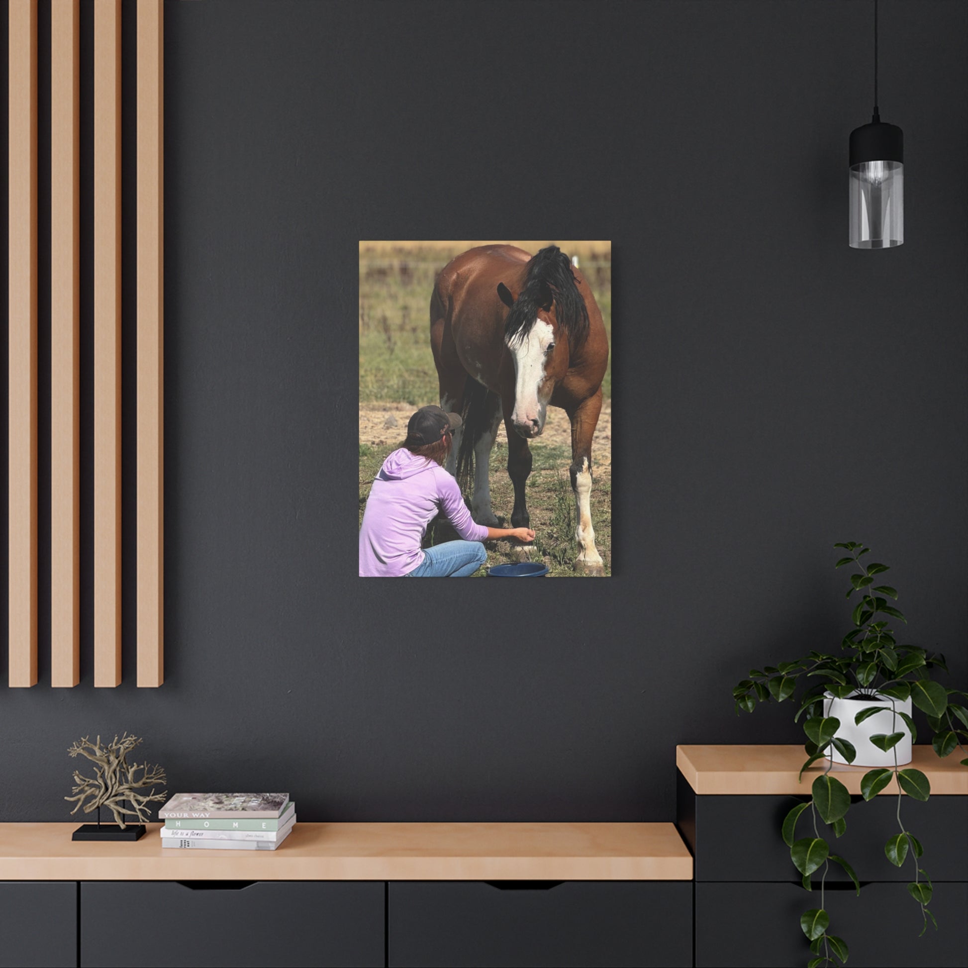 Equestrian Canvas Print, Horse Art, Farm Decor, Animal Lover Gift, Wall Art, Gift for Horse Owners - Full Scope Survival 