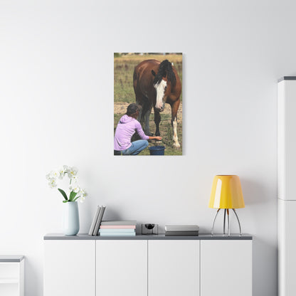 Equestrian Canvas Print, Horse Art, Farm Decor, Animal Lover Gift, Wall Art, Gift for Horse Owners