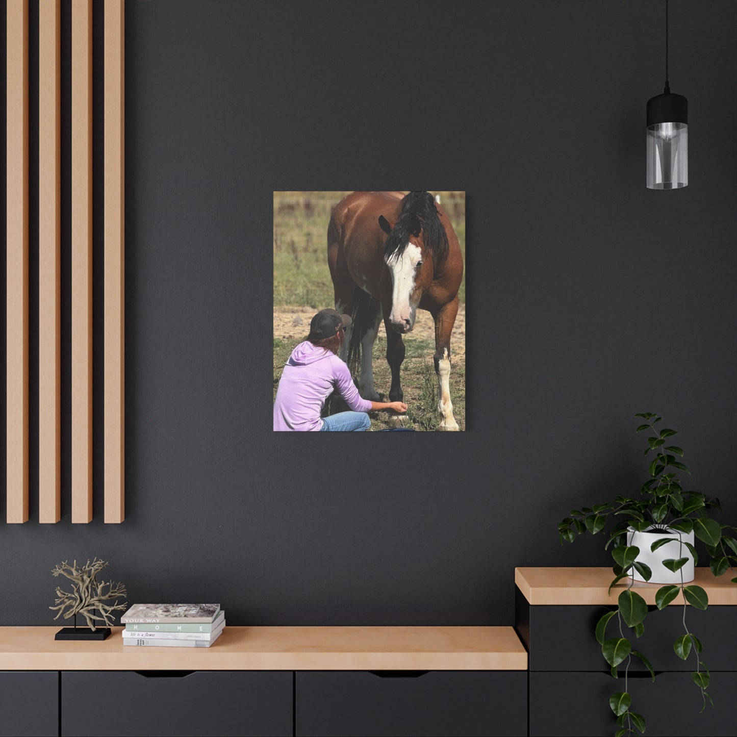 Equestrian Canvas Print, Horse Art, Farm Decor, Animal Lover Gift, Wall Art, Gift for Horse Owners - Full Scope Survival 