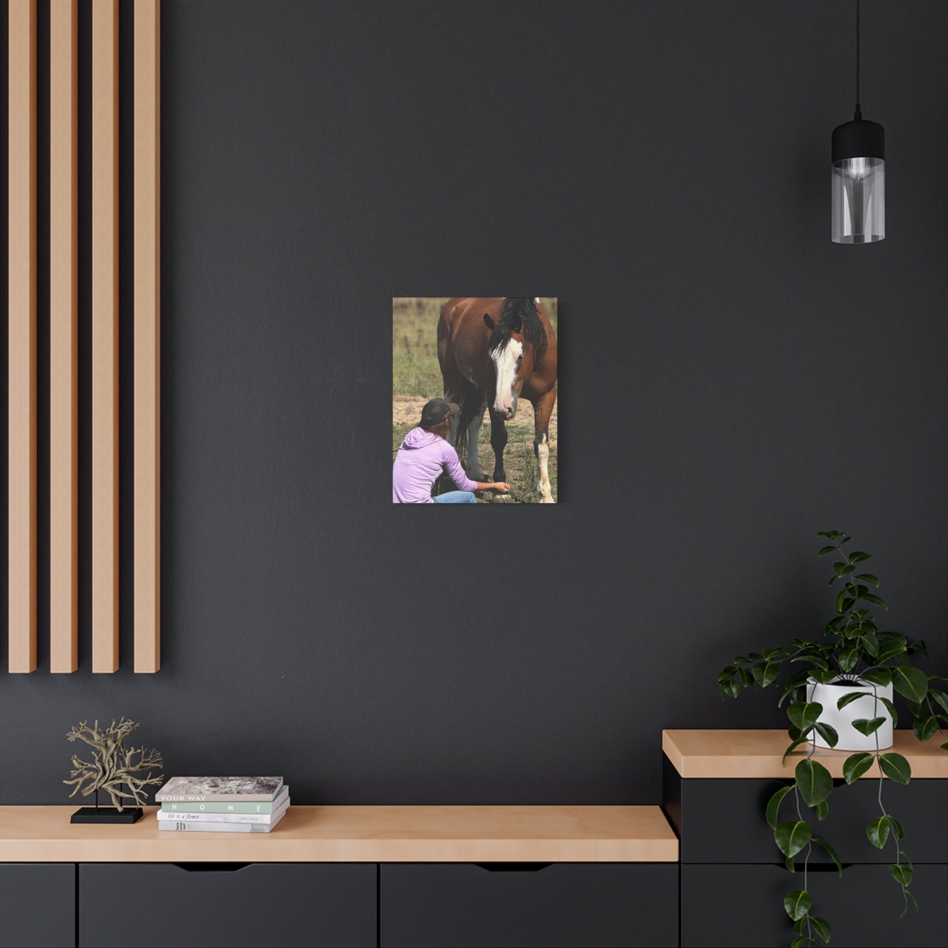 Equestrian Canvas Print, Horse Art, Farm Decor, Animal Lover Gift, Wall Art, Gift for Horse Owners - Full Scope Survival 