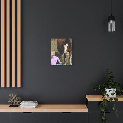 Equestrian Canvas Print, Horse Art, Farm Decor, Animal Lover Gift, Wall Art, Gift for Horse Owners - Full Scope Survival 