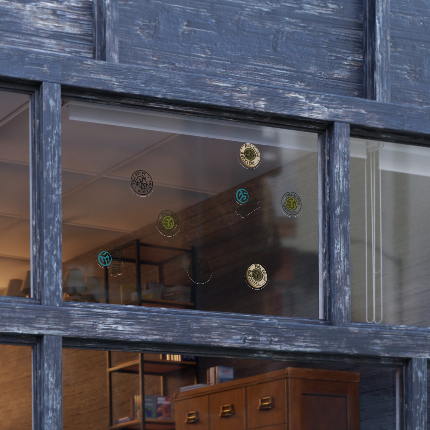 Survival-Themed Sticker Sheet Bundle | 5pcs of Motivational Decals for Adventurers, Laptop, Journal, Car, Gift Idea