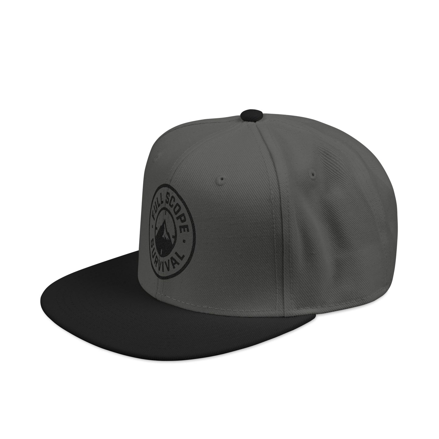 Adventure-Ready Snapback Cap, Camping Hat, Embroidered Outdoor Baseball Cap, Unisex Snapback for Hiking, Gift for Adventurers - Full Scope Survival 