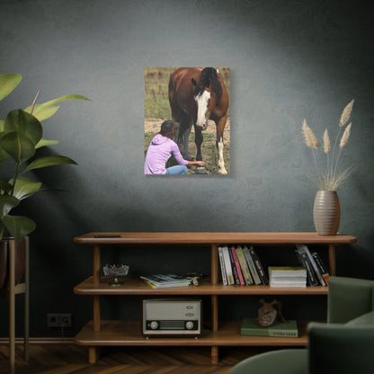 Equestrian Canvas Print, Horse Art, Farm Decor, Animal Lover Gift, Wall Art, Gift for Horse Owners