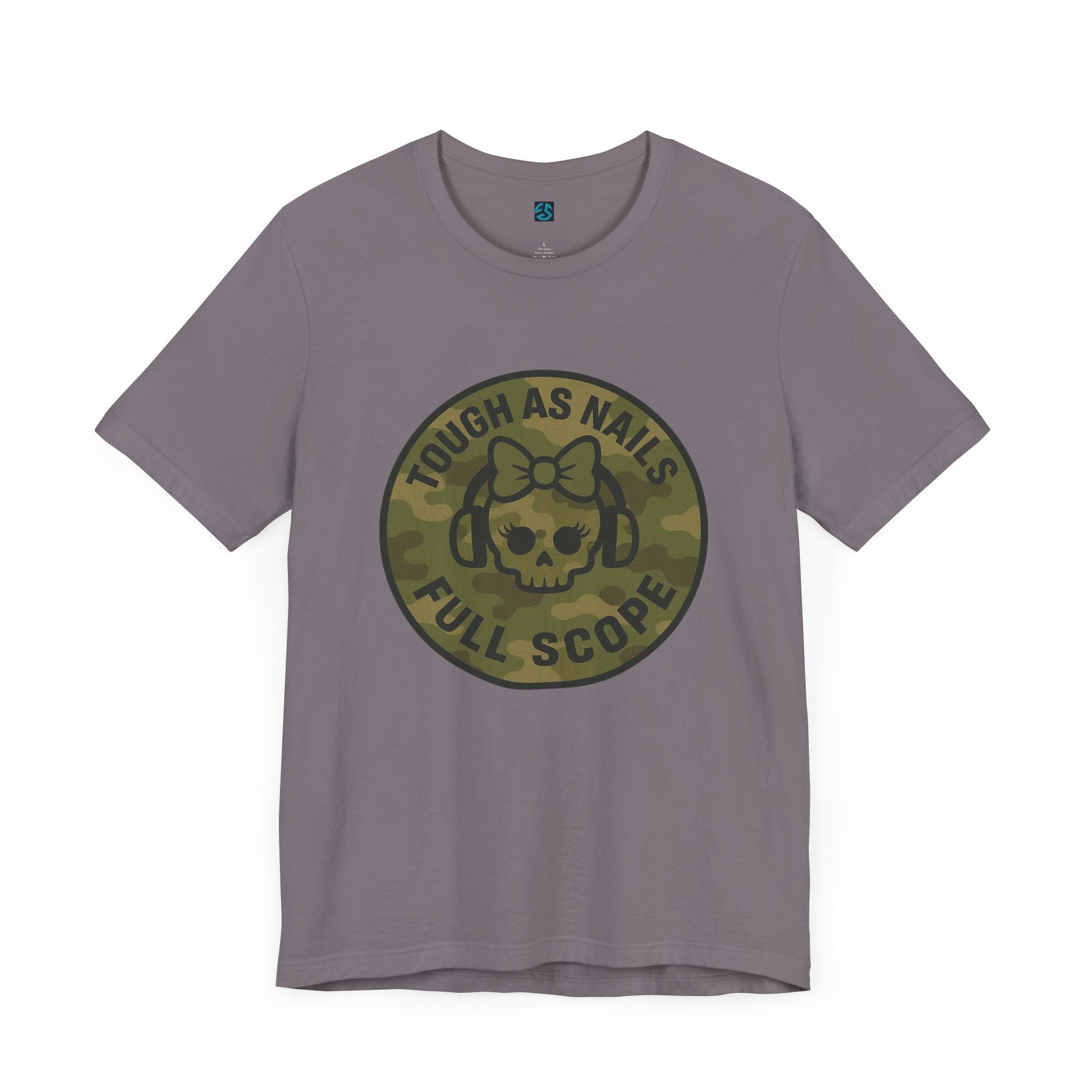 Tough as Nails Tee, Motivational Shirt, Gift for Friends, Casual Wear, Funny Military Tee, Unisex Graphic Tee - Full Scope Survival 