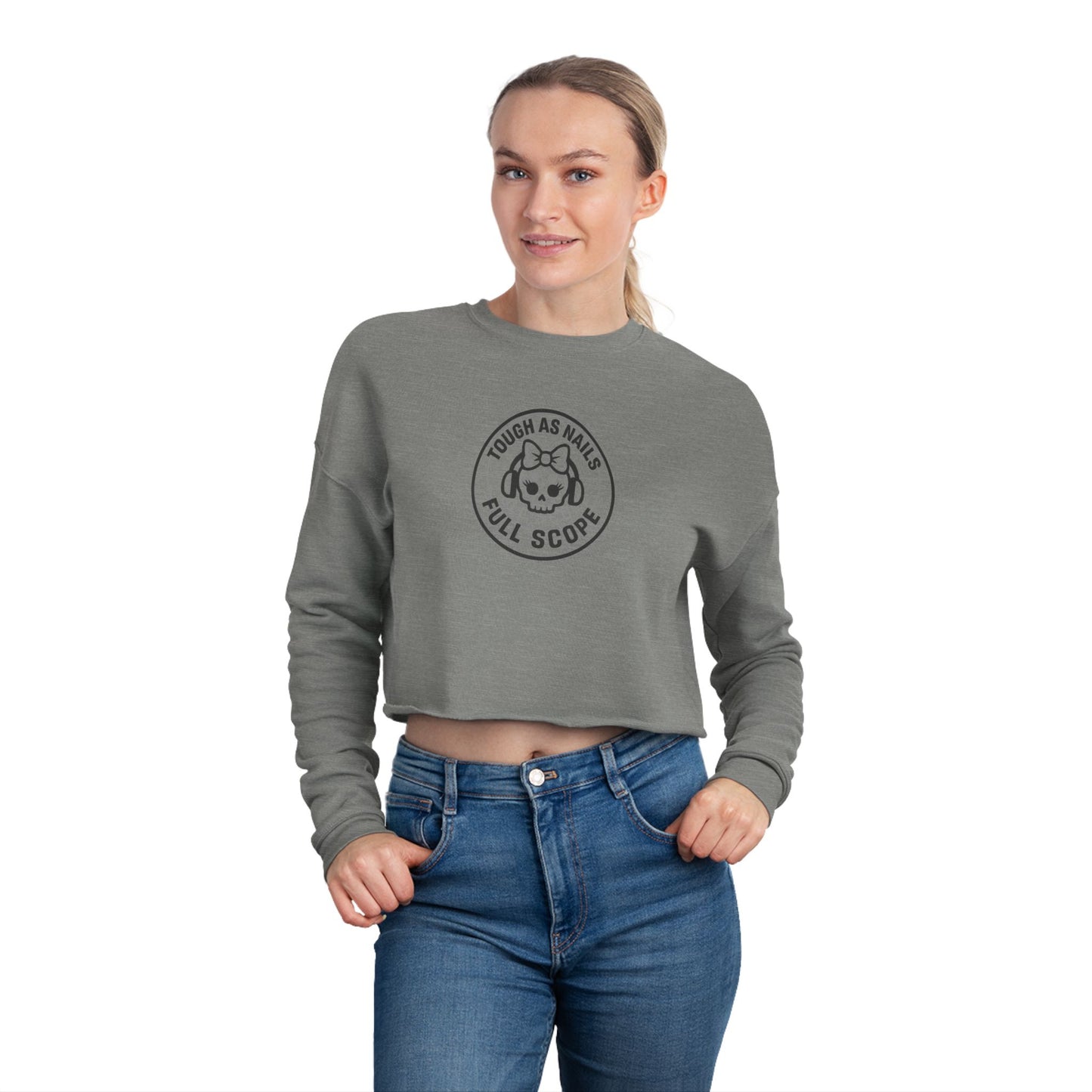 Trendy Women's Cropped Sweatshirt - Stylish & Comfy, Perfect for Casual Wear, Gift for Her, Birthday, or Everyday Fashion