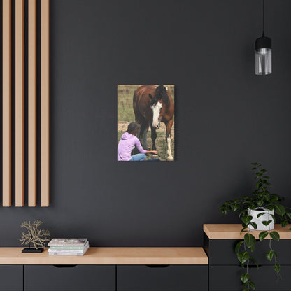 Equestrian Canvas Print, Horse Art, Farm Decor, Animal Lover Gift, Wall Art, Gift for Horse Owners