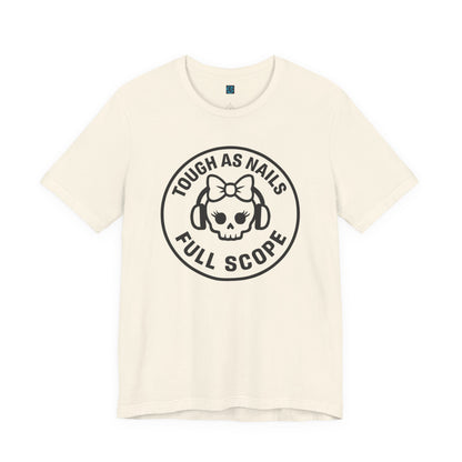 Women's Tough as Nails Tee - Perfect for Halloween, Everyday Casual Wear, Gifts for Outdoor Enthusiasts, Survival Lovers, and Skater Style