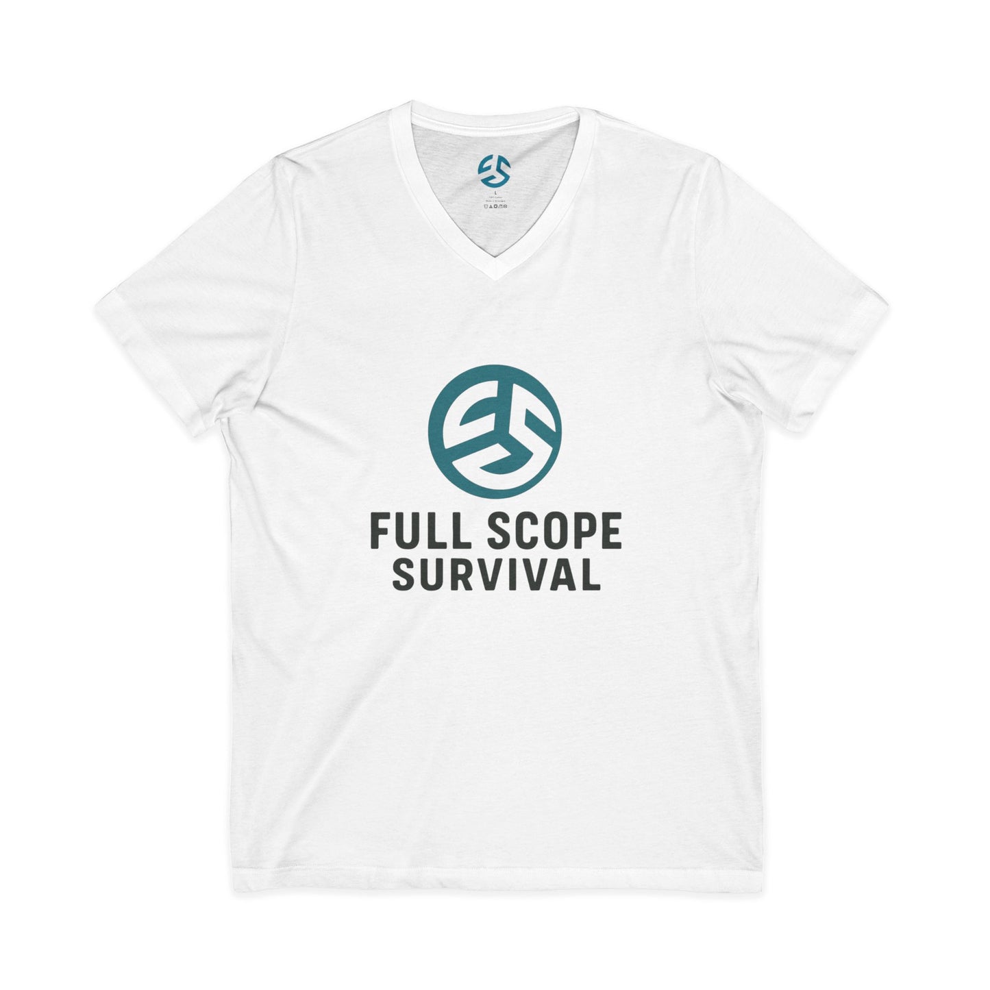 Survival-Themed V-Neck Tee | Adventure Shirt, Gift for Outdoor Lovers, Casual Wear, Survival Enthusiasts, Perfect for Gifts