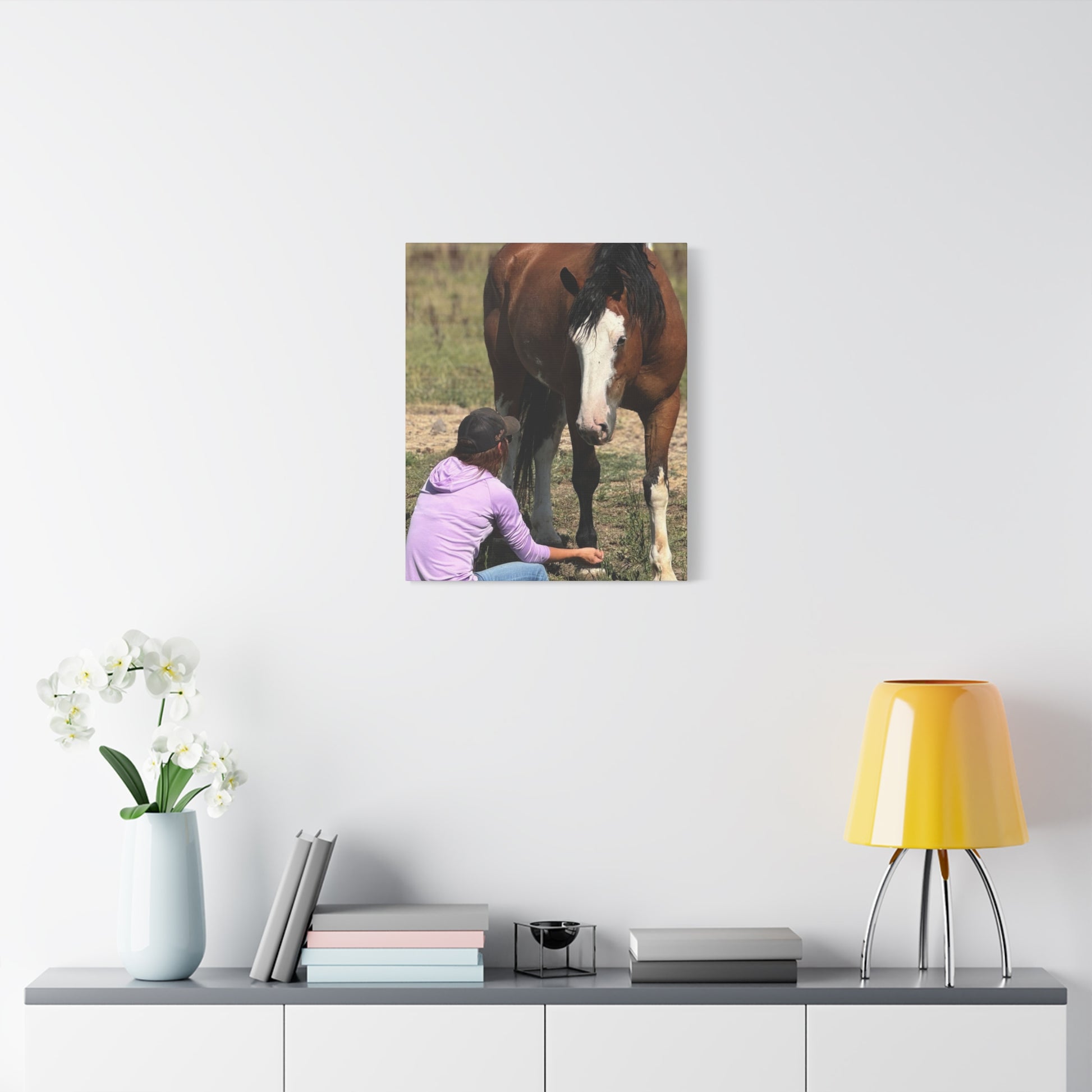 Equestrian Canvas Print, Horse Art, Farm Decor, Animal Lover Gift, Wall Art, Gift for Horse Owners - Full Scope Survival 
