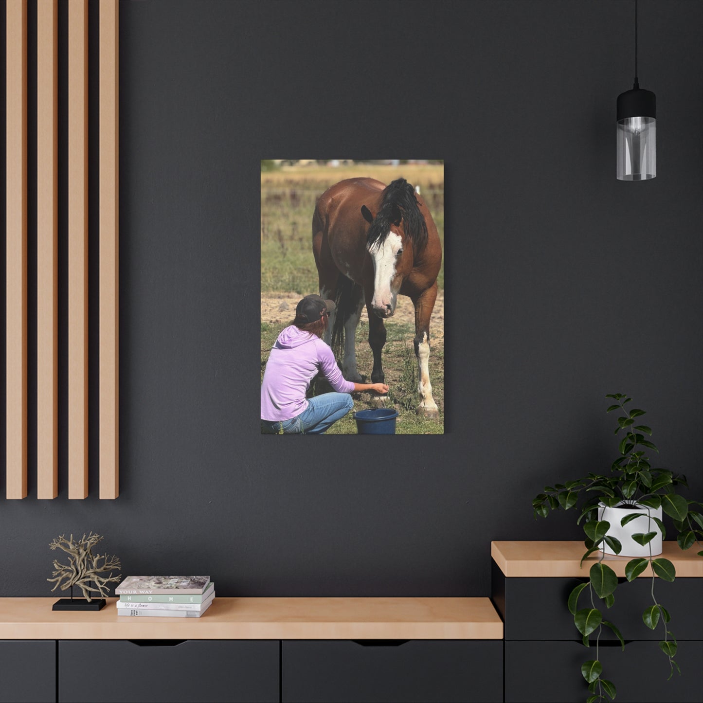 Equestrian Canvas Print, Horse Art, Farm Decor, Animal Lover Gift, Wall Art, Gift for Horse Owners - Full Scope Survival 