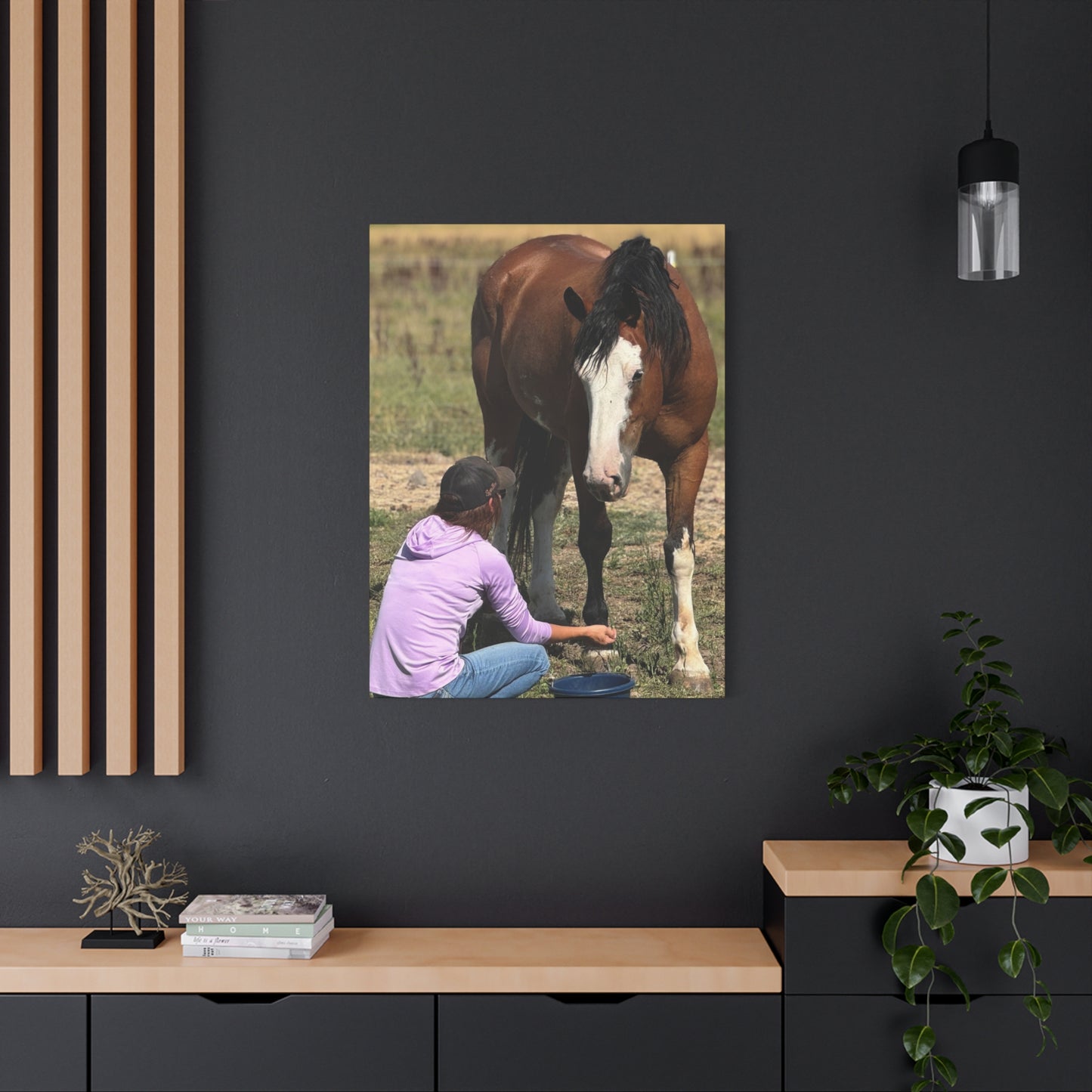 Equestrian Canvas Print, Horse Art, Farm Decor, Animal Lover Gift, Wall Art, Gift for Horse Owners - Full Scope Survival 