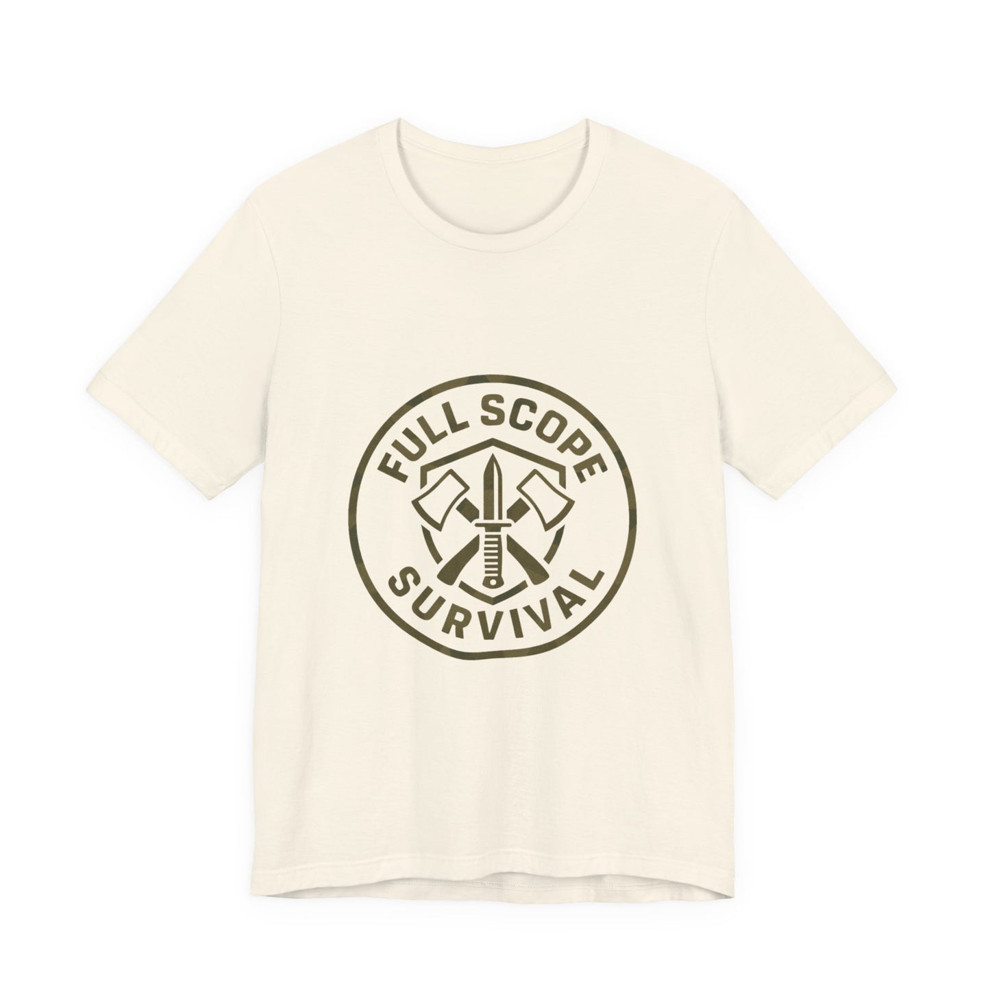 Soft Cotton Short Sleeve Tee with Ribbed Knit Collar